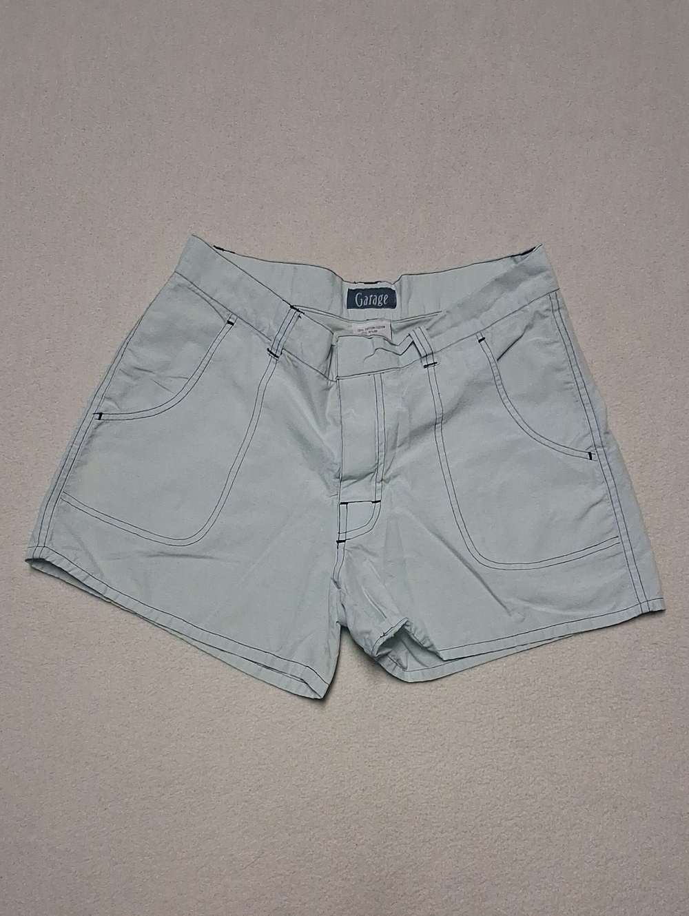 Garage Women's Junior Pale Blue Utility Shorts